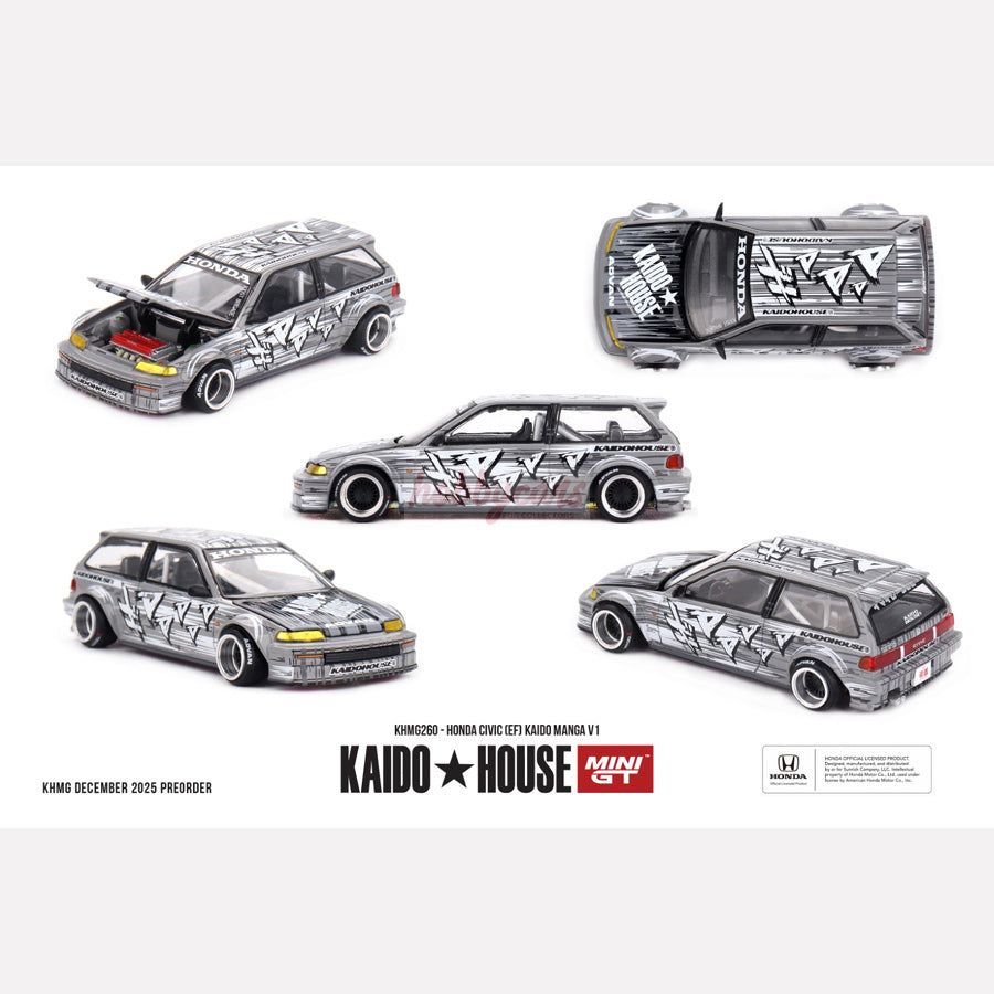 MiniGT KAIDO HOUSE #260 Honda Civic (EF) KaidoManga Vl