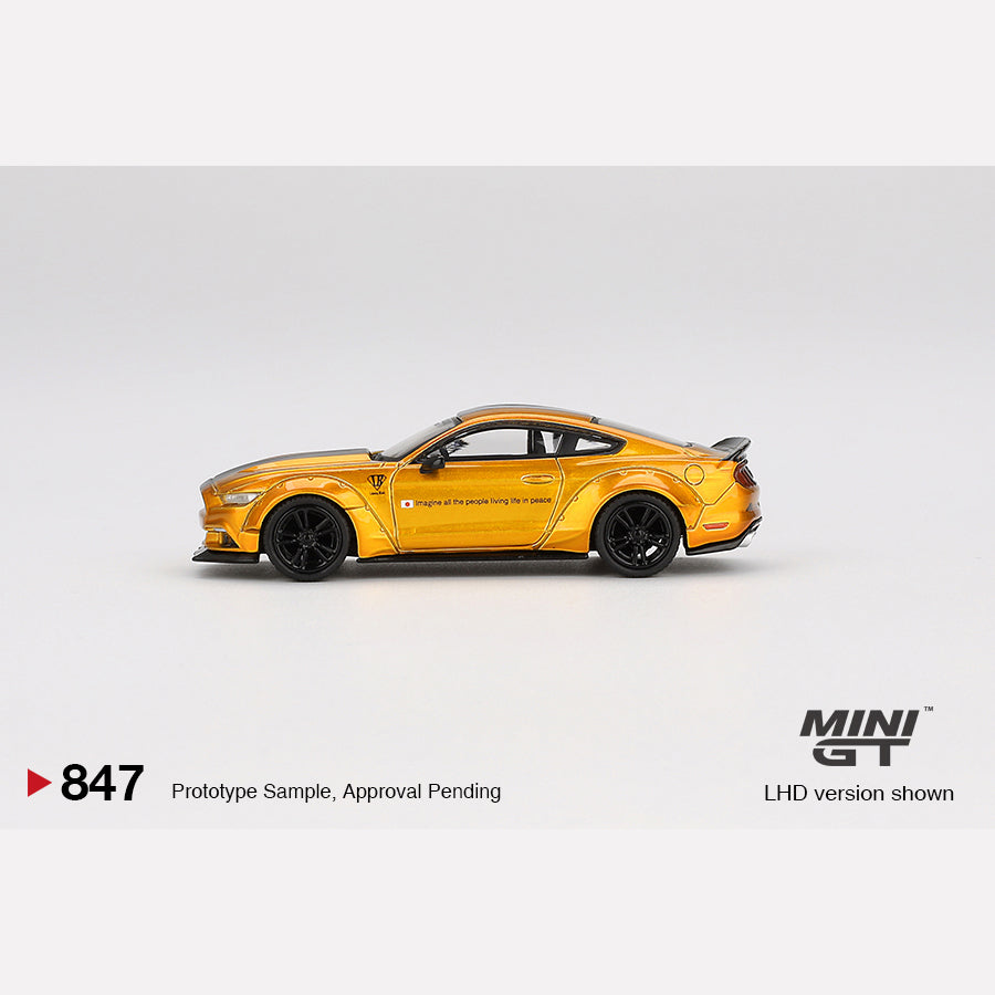 MiniGT #847 LB-WORKS FORD MUSTANG LB Gold