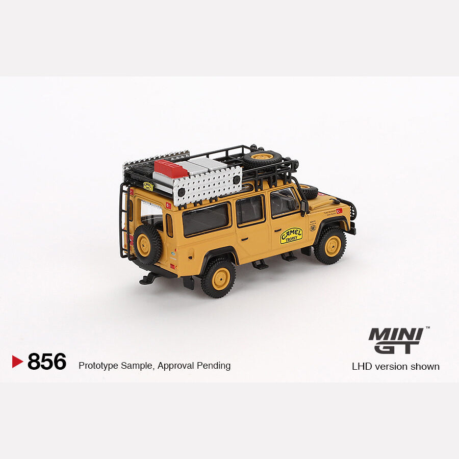 MiniGT #856 Land Rover Defender 110 1989 Camel Trophy Amazon Team Turkey Turkey Exclusive (Blister)