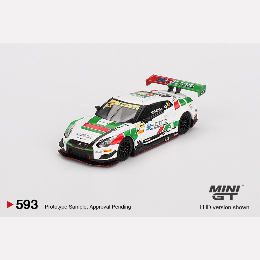 MiniGT #593 Nissan GT-R NISMO GT3 #23 KCMG 2018 FIA GT World Cup Macau
