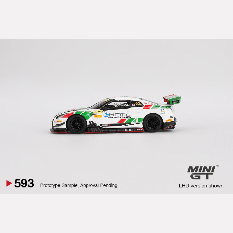 MiniGT #593 Nissan GT-R NISMO GT3 #23 KCMG 2018 FIA GT World Cup Macau