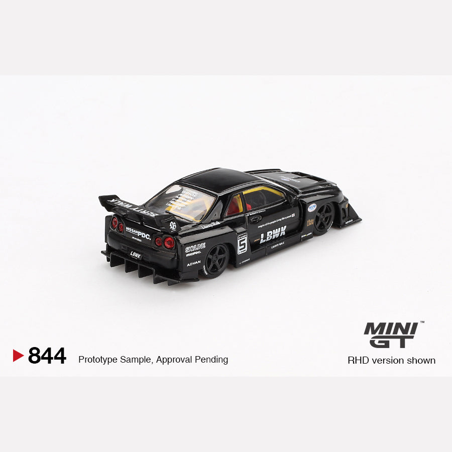 MiniGT #844 Nissan LB-ER34 Super Silhouette SKYLINE Black
