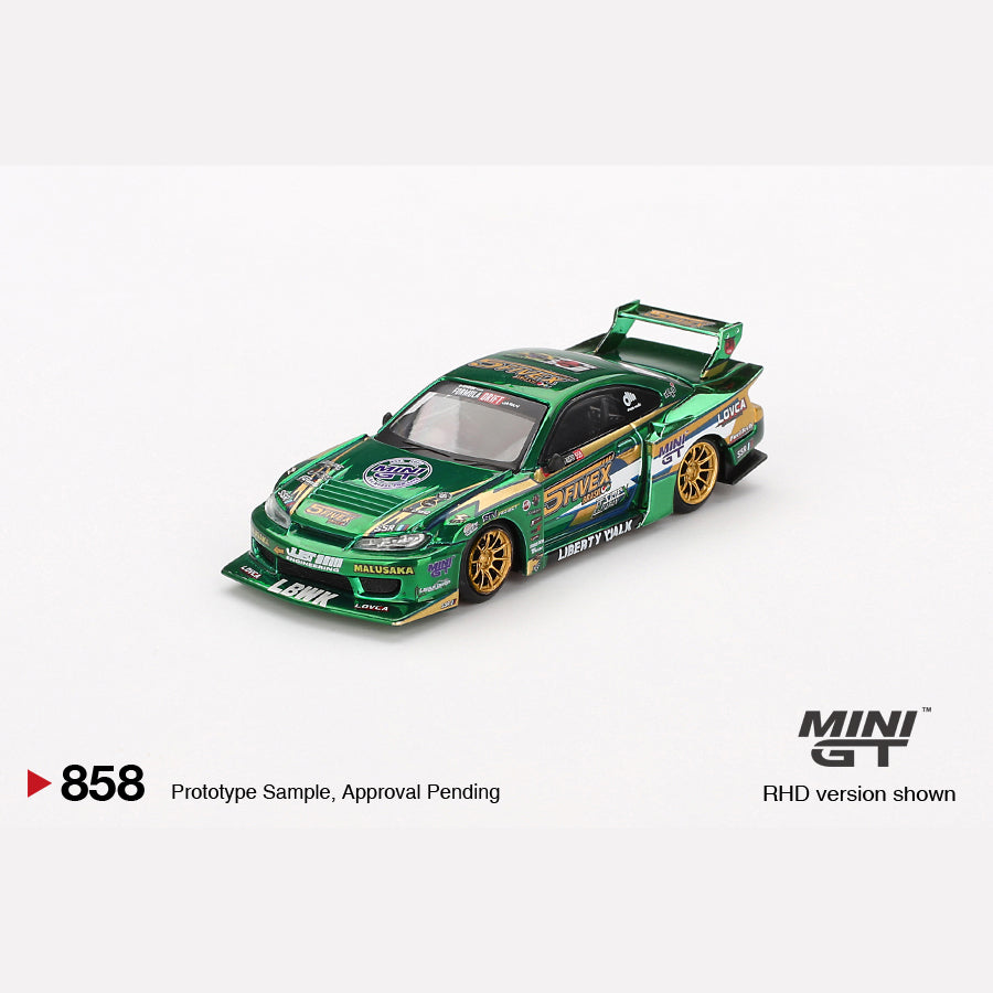 MiniGT #858 Nissan LB-Super Silhouette S15 SILVIA LBWK 2024 Fausto Racing