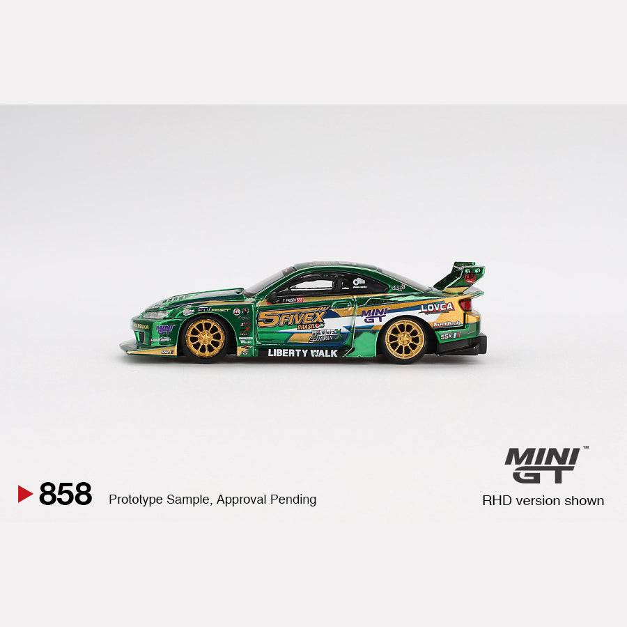 MiniGT #858 Nissan LB-Super Silhouette S15 SILVIA LBWK 2024 Fausto Racing