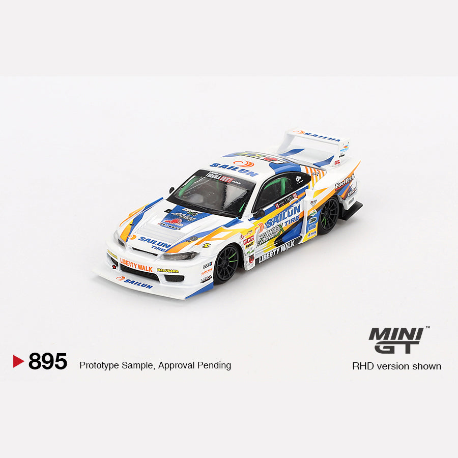 MiniGT #895 Nissan LB-Super Silhouette S15 SILVIA #555 2023 Formula Drift Japan