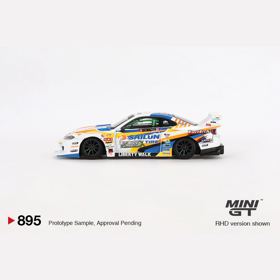 MiniGT #895 Nissan LB-Super Silhouette S15 SILVIA #555 2023 Formula Drift Japan