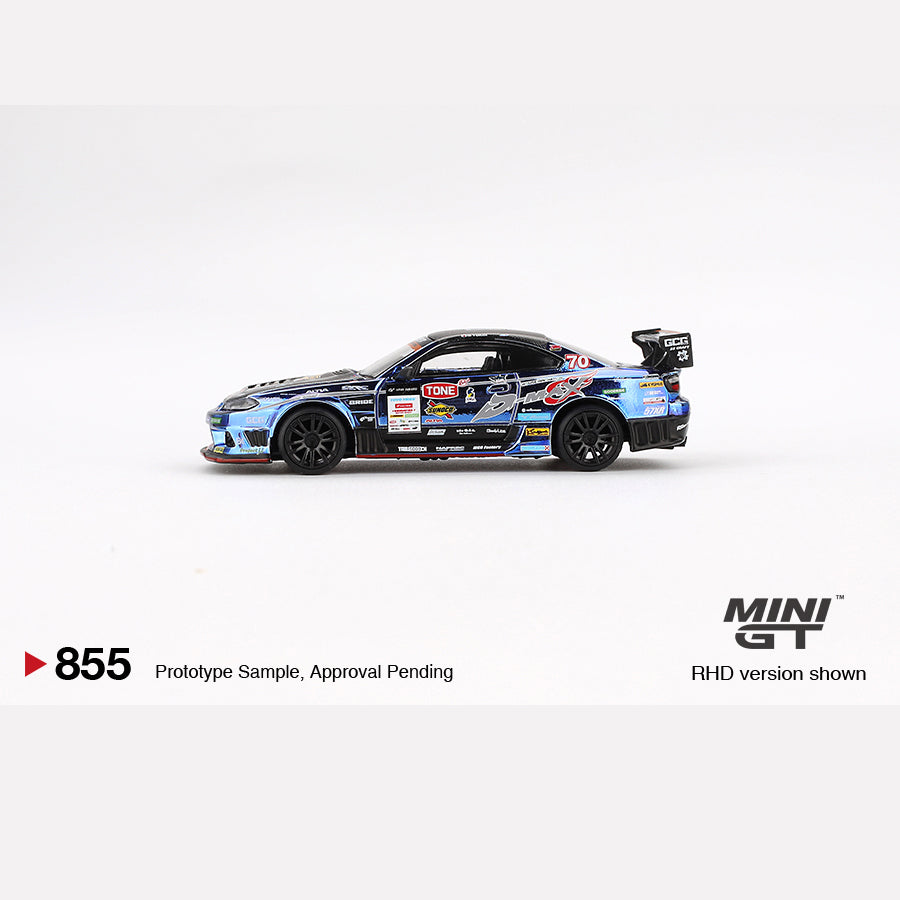 MiniGT #855 Nissan Silvia (S15) D-MAX #70 D-MAX Racing 2023 D1 Grand Prix (Blister)