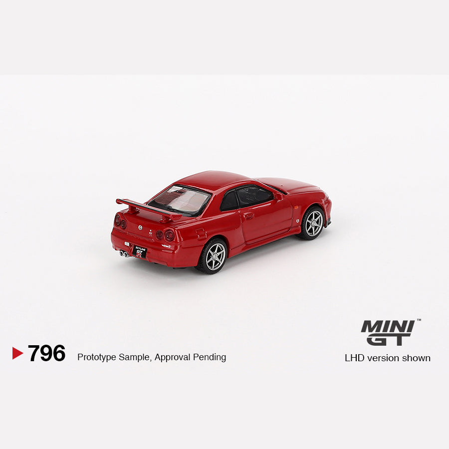 MiniGT #796 Nissan Skyline GT-R (R34) V-Spec Active Red
