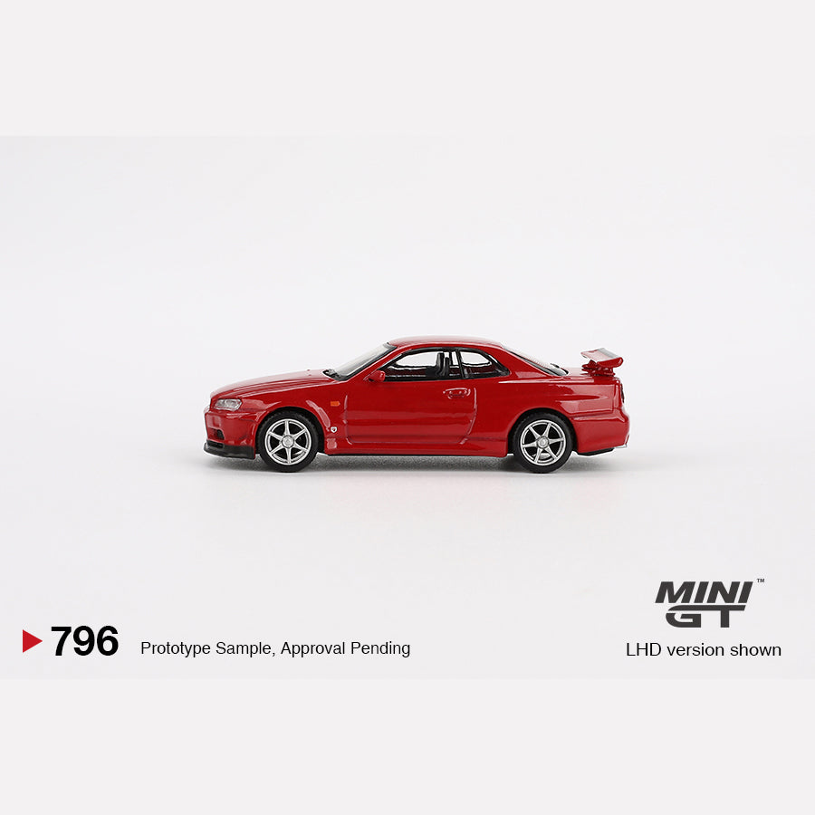 MiniGT #796 Nissan Skyline GT-R (R34) V-Spec Active Red
