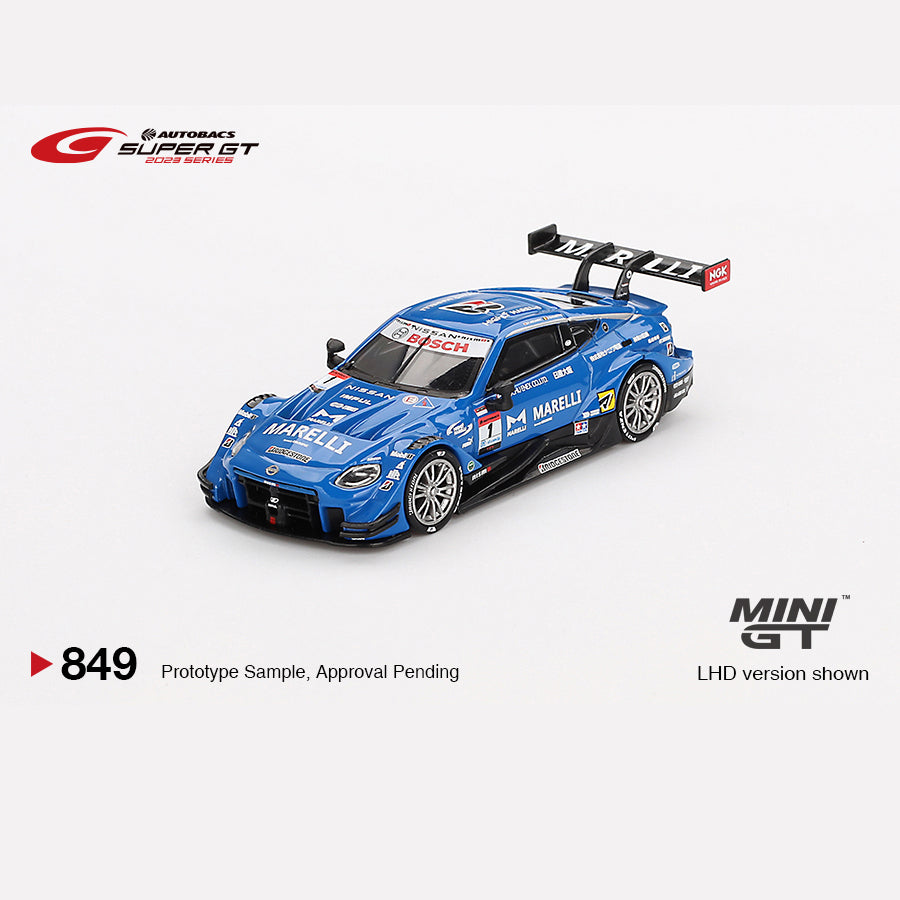 MiniGT #849 Nissan Z GT500 #1 MARELLI IMPUL Z TEAM IMPUL