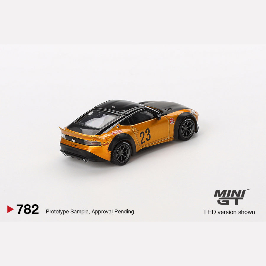 MiniGT #782 Nissan Z LB NATION WORKS LB Gold
