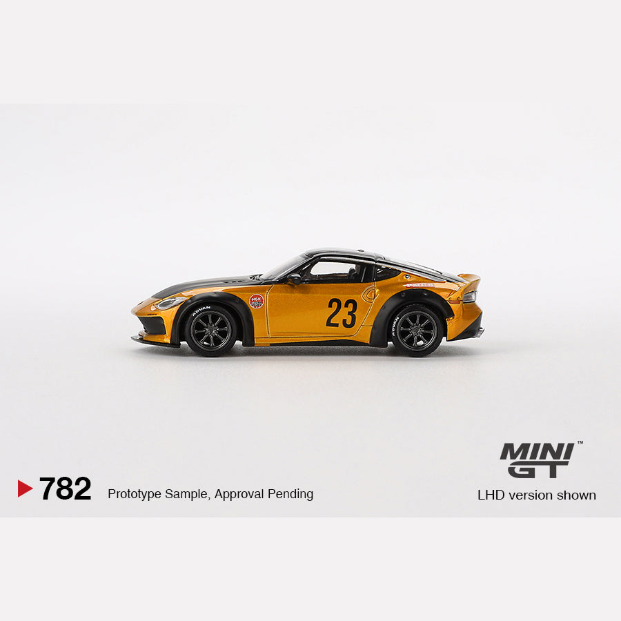 MiniGT #782 Nissan Z LB NATION WORKS LB Gold