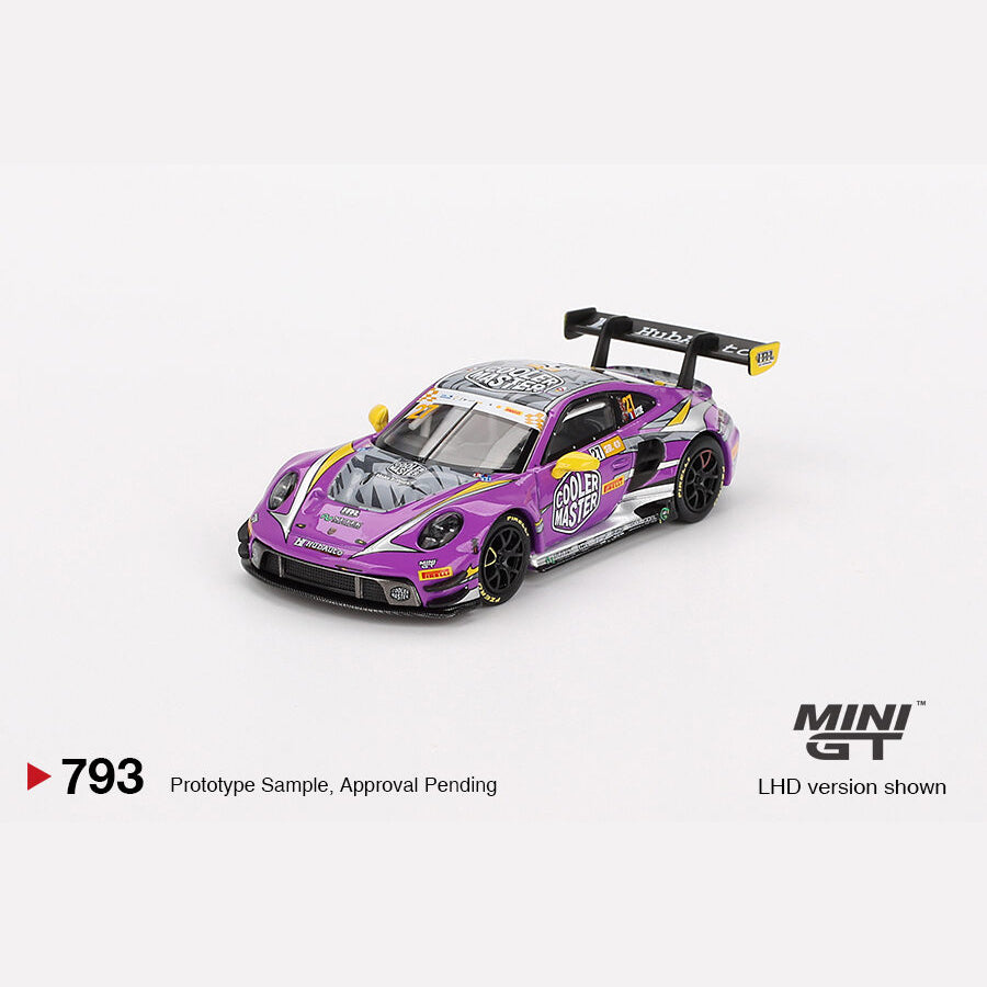 MiniGT #793 Porsche 911 GT3 R #27 HubAuto Racing 2023 FIA GT World Cup 70th Macau Grand Prix