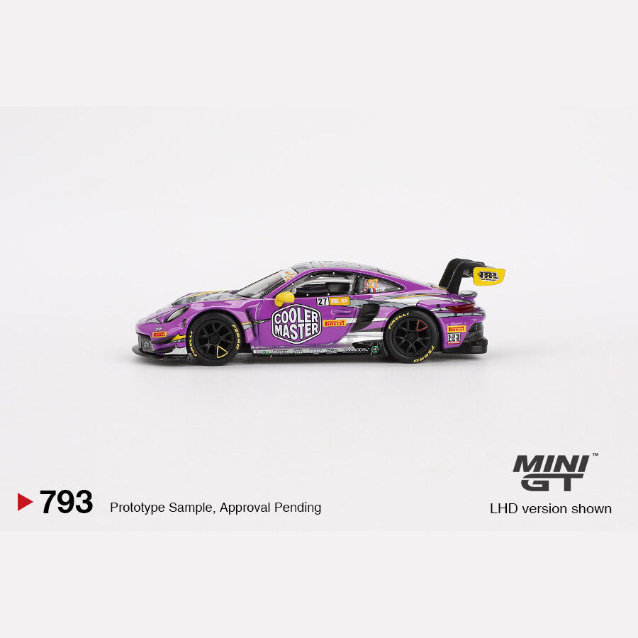 MiniGT #793 Porsche 911 GT3 R #27 HubAuto Racing 2023 FIA GT World Cup 70th Macau Grand Prix