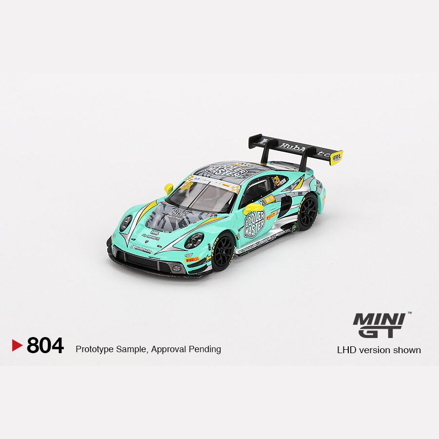 MiniGT #804 Porsche 911 GT3 R #28 HubAuto Racing 2023 FIA GT World Cup 70th Macau Grand Prix