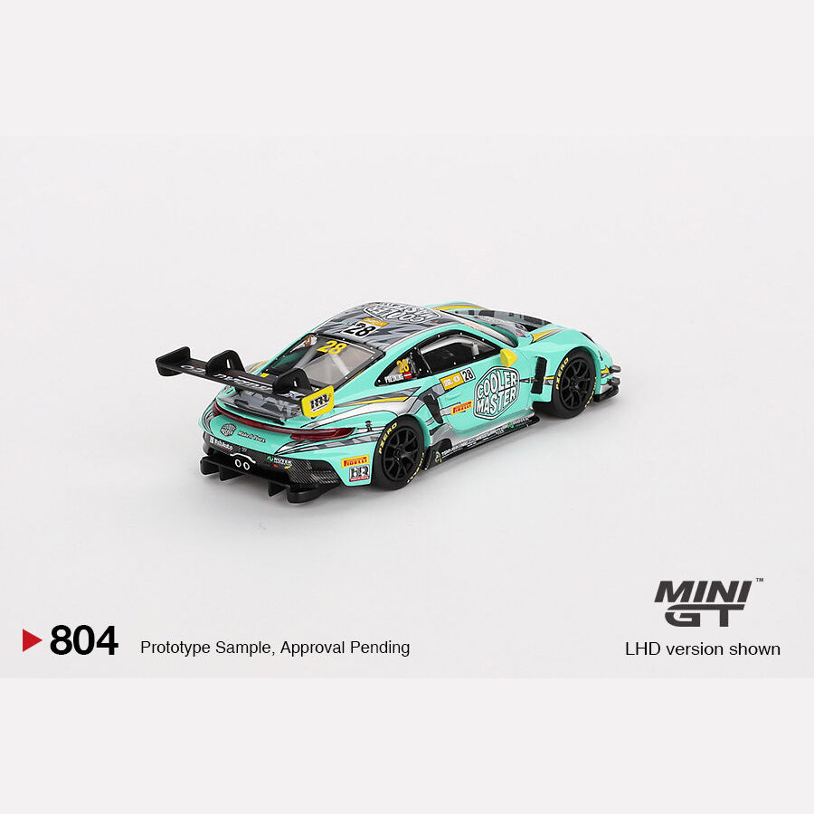 MiniGT #804 Porsche 911 GT3 R #28 HubAuto Racing 2023 FIA GT World Cup 70th Macau Grand Prix
