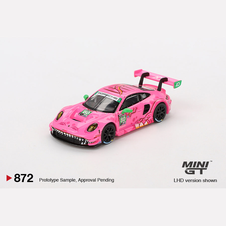 MiniGT #872 Porsche 911 GT3 R #80 AO Racing 2023 IMSA VIRginia Roxy
