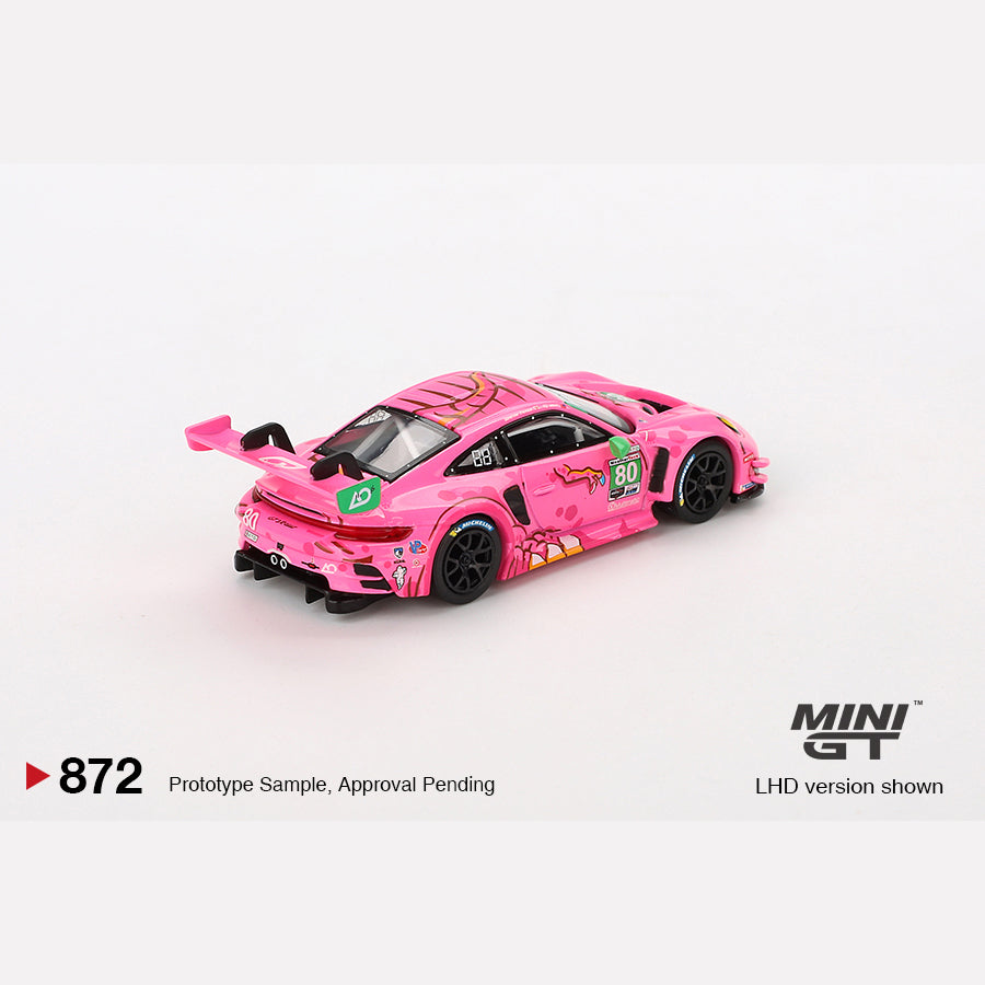 MiniGT #872 Porsche 911 GT3 R #80 AO Racing 2023 IMSA VIRginia Roxy