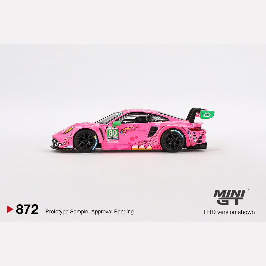 MiniGT #872 Porsche 911 GT3 R #80 AO Racing 2023 IMSA VIRginia Roxy