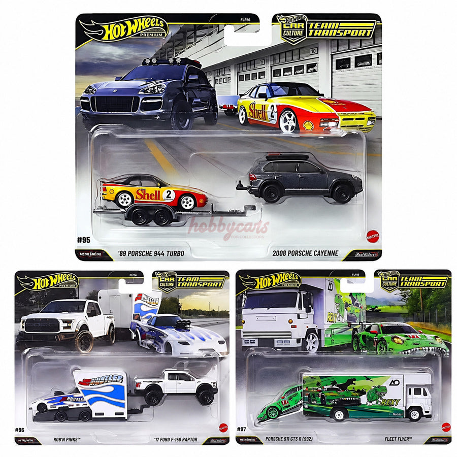 PREORDER] Hot Wheels [2025 Team Transport Case M] Set of 3 – Hobby