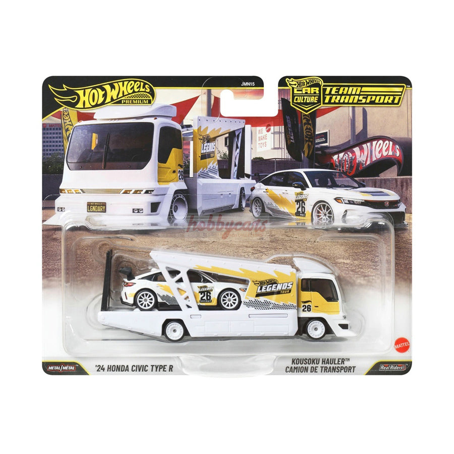 Hot Wheels Team Transport #Special Legends Tour '24 Honda Civic Type R