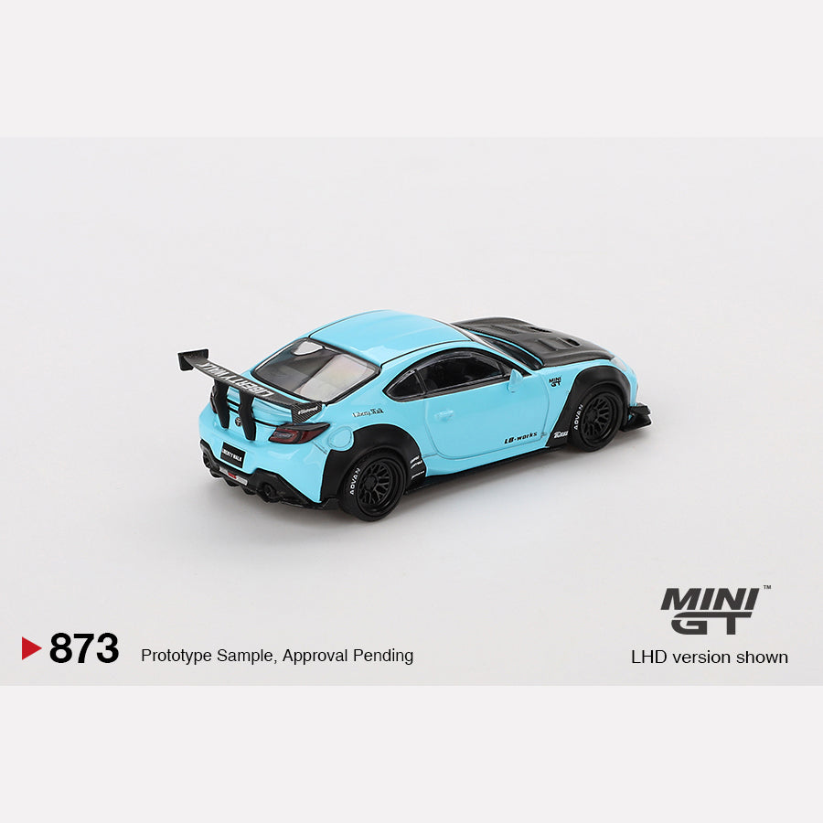 MiniGT #873 Toyota GR86 LB Nation Baby Blue