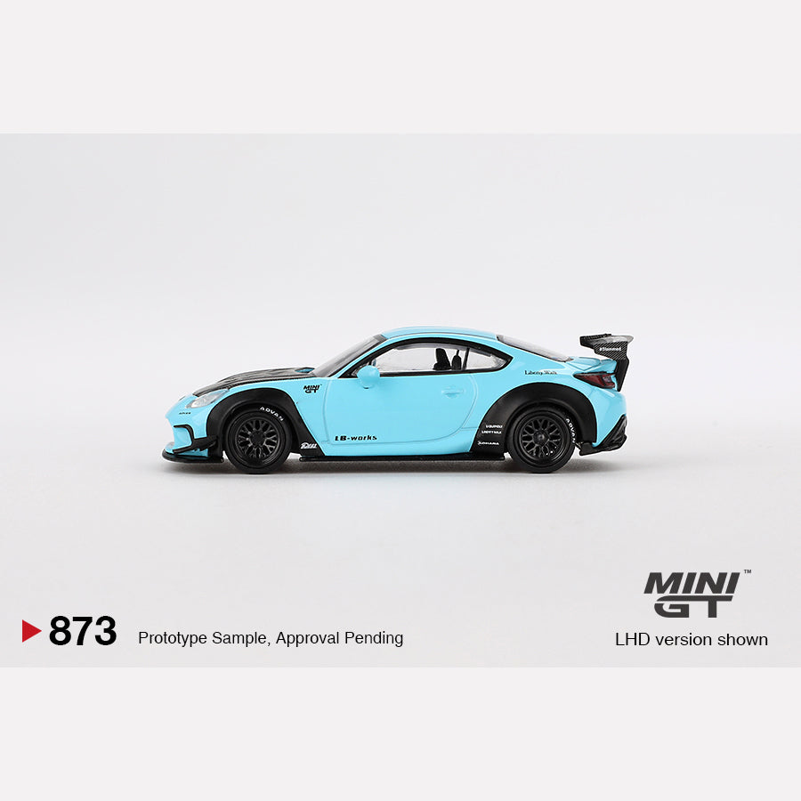 MiniGT #873 Toyota GR86 LB Nation Baby Blue