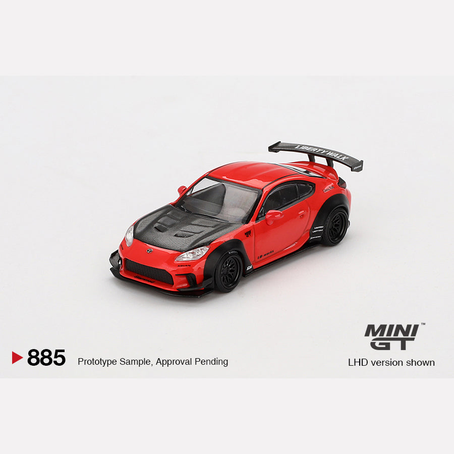 MiniGT #885 Toyota GR86 LB Nation Red