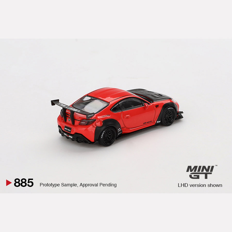 MiniGT #885 Toyota GR86 LB Nation Red