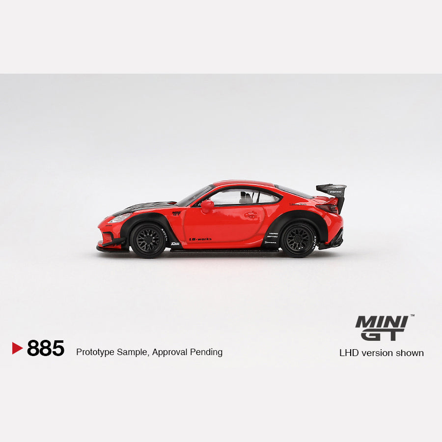 MiniGT #885 Toyota GR86 LB Nation Red