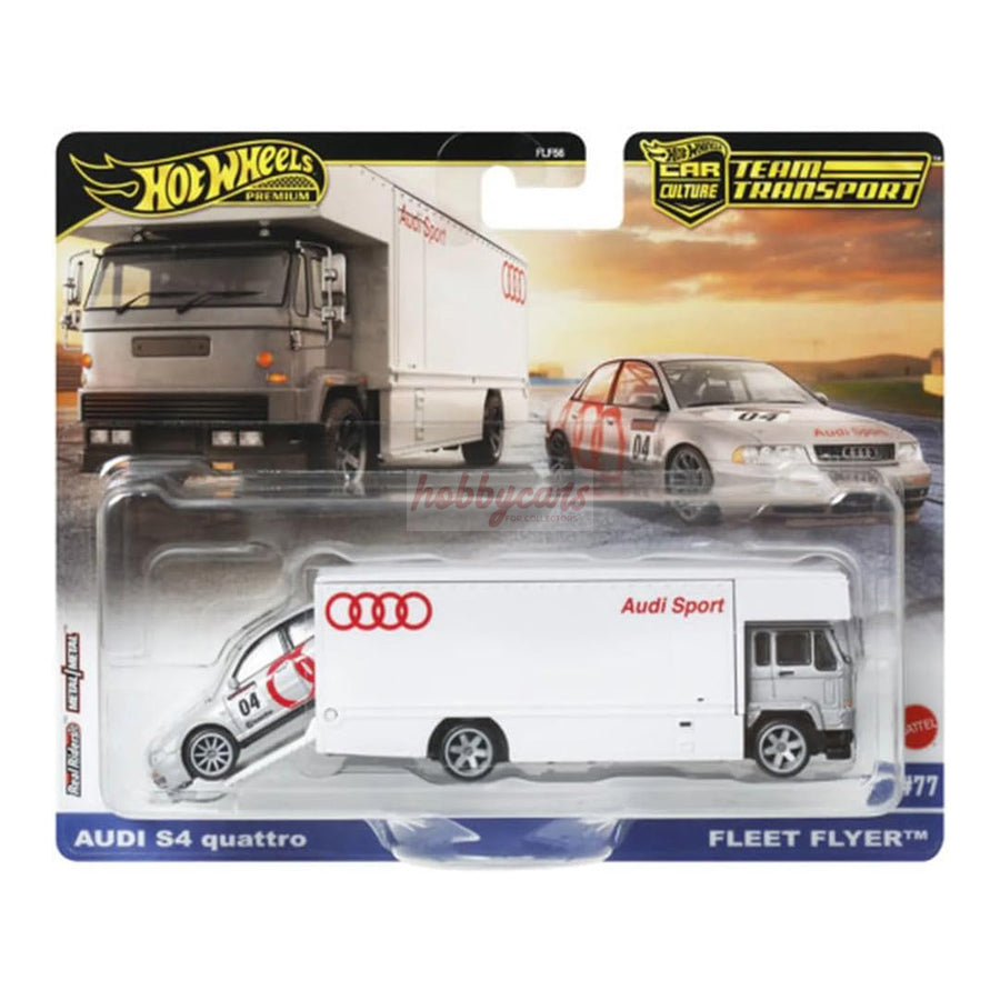 Hot Wheels Team Transport #77 Audi S4 Quattro (Damaged)