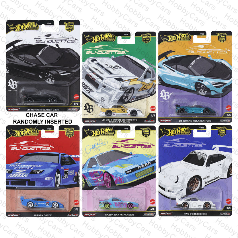 PREORDER Hot Wheels 2025 Silhouettes Sealed Case of 10 Cars