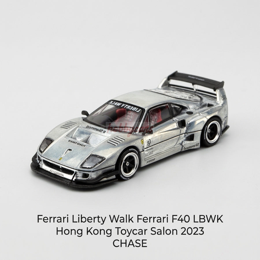 Inno64 Ferrari LBWK (F40) Matte Black Hong Kong Toycar Salon 2023 Special Edition (Chase)