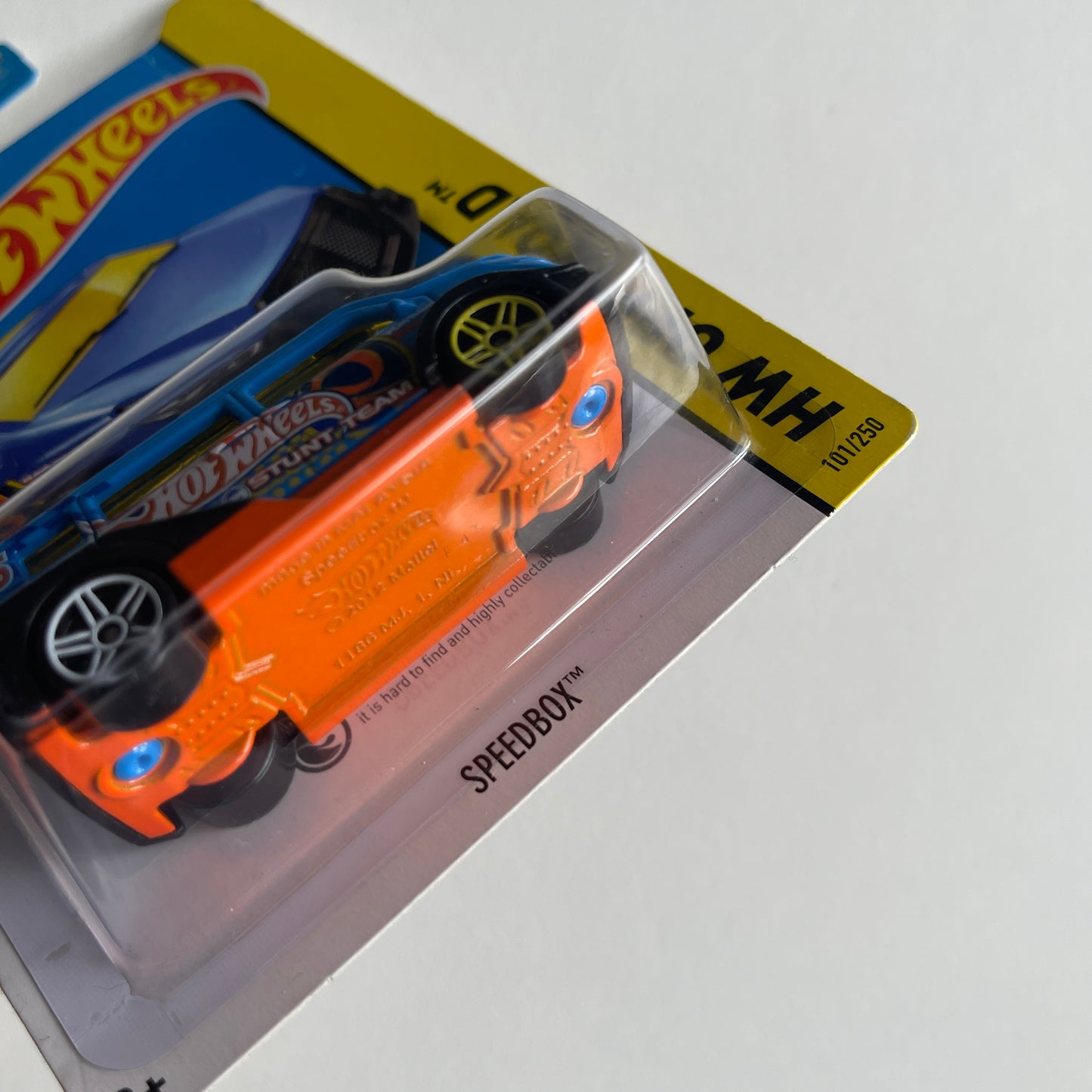 Hot Wheels Speedbox (Blue) Long Card (Damaged) HW Off-Road 101/250 Treasure Hunt