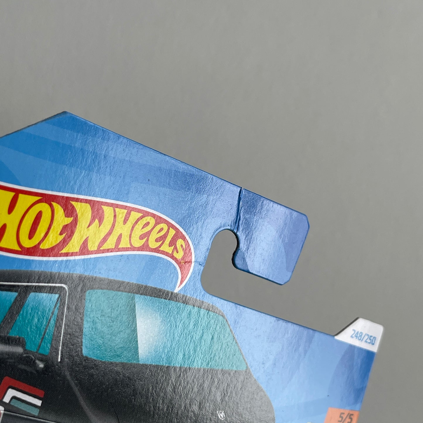 Hot Wheels Dodge Van (Black) Short Card (Damaged) HW Vans 248/250