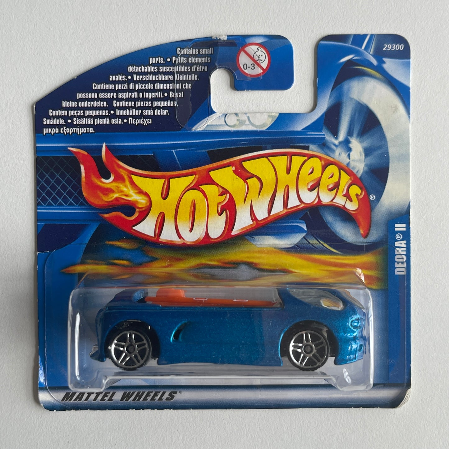 Hot Wheels Deora II (Blue) Short Card (Damaged)