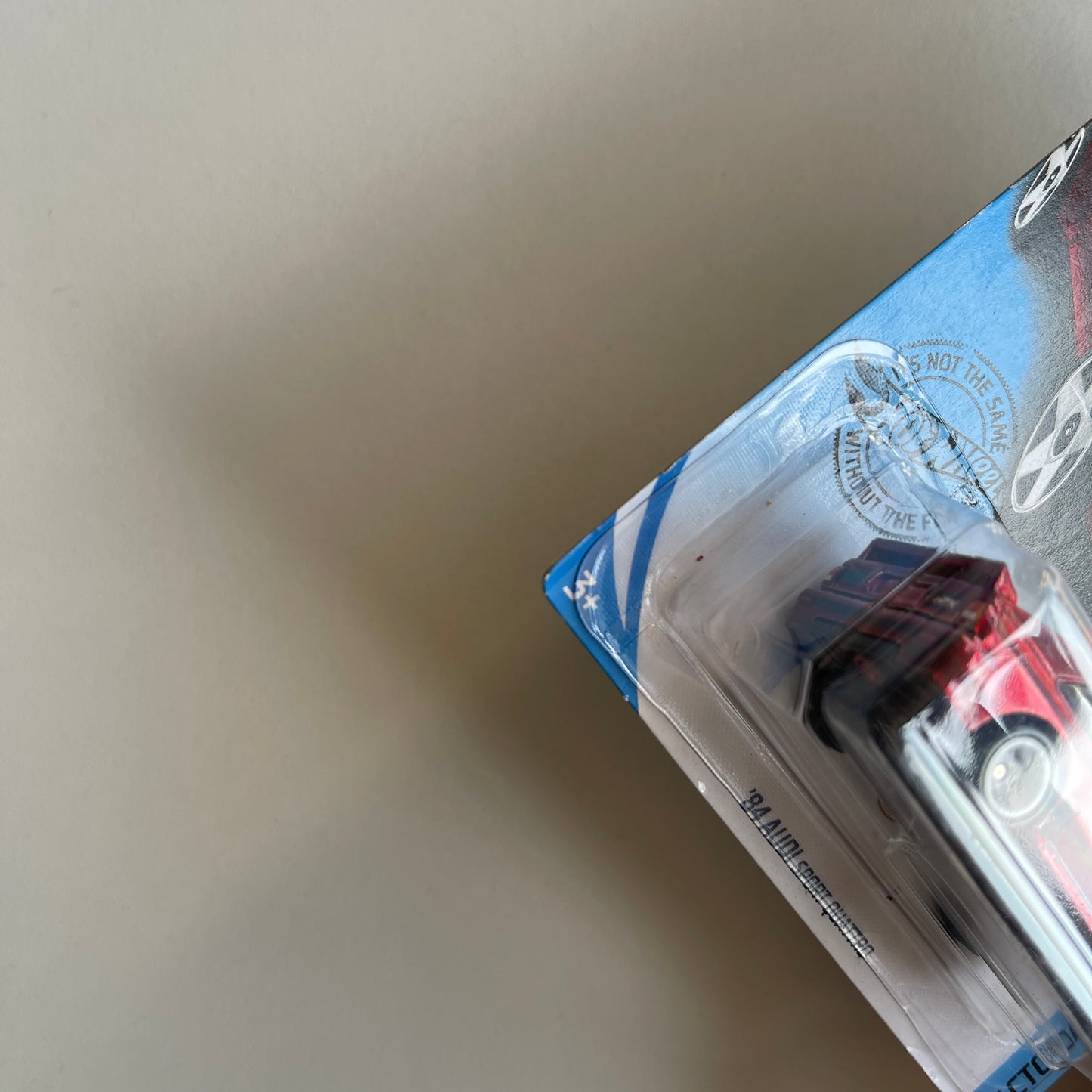 Hot Wheels STH '84 Audi Sport Quattro (Red) Long Card (Damaged) Factory Fresh 145/250 Super Treasure Hunt