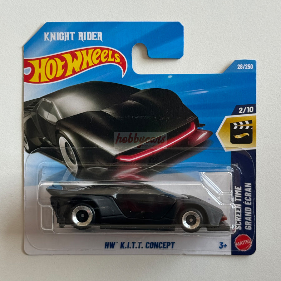 Hot Wheels K.I.T.T. Concept (Black) Short Card Screen Time 28/250