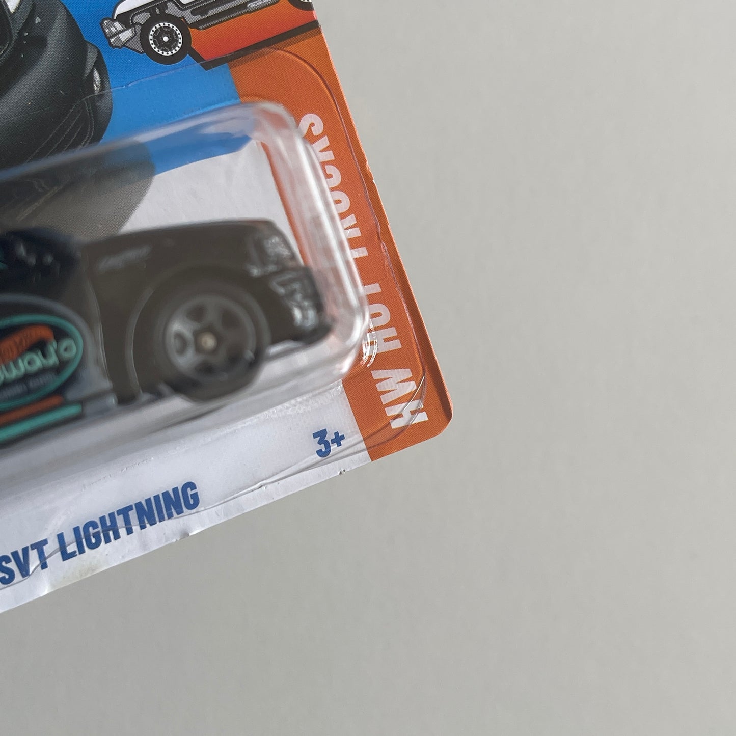 Hot Wheels '99 Ford F-150 SVT Lightning (Black) Short Card (Damaged) HW Hot Trucks 94/250