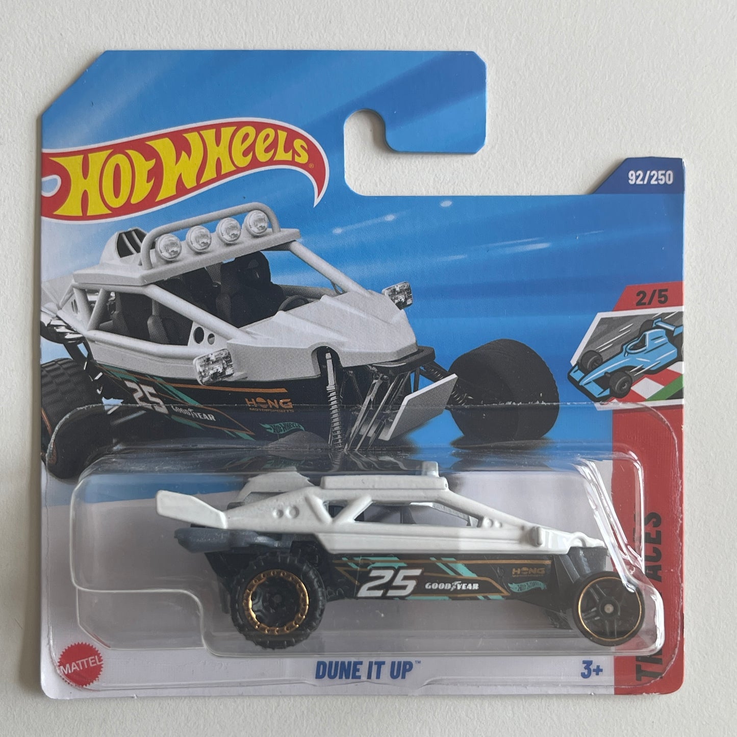 Hot Wheels Dune It Up (Black/White) Short Card (Damaged) Track Aces 92/250