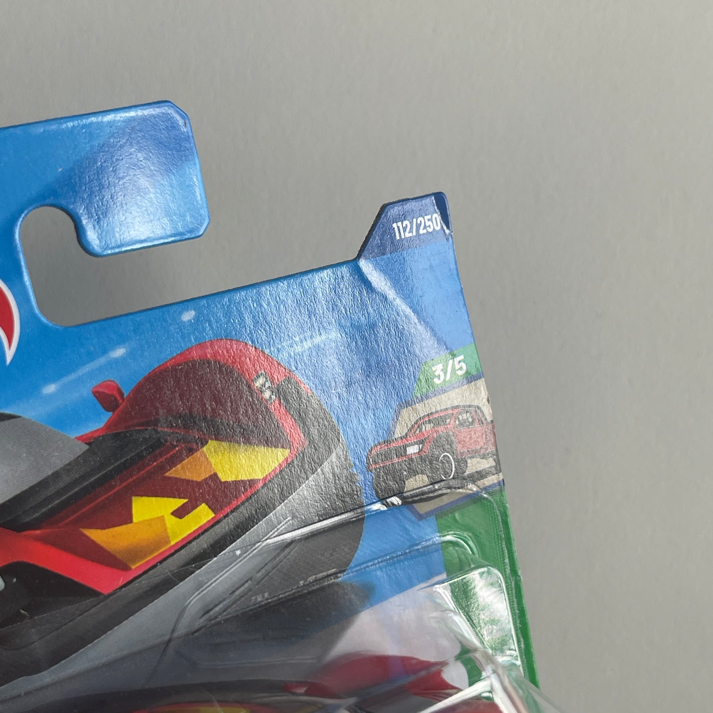 Hot Wheels Netflix Later Crater (Red) Short Card (Damaged) HW Reverse Rake 112/250