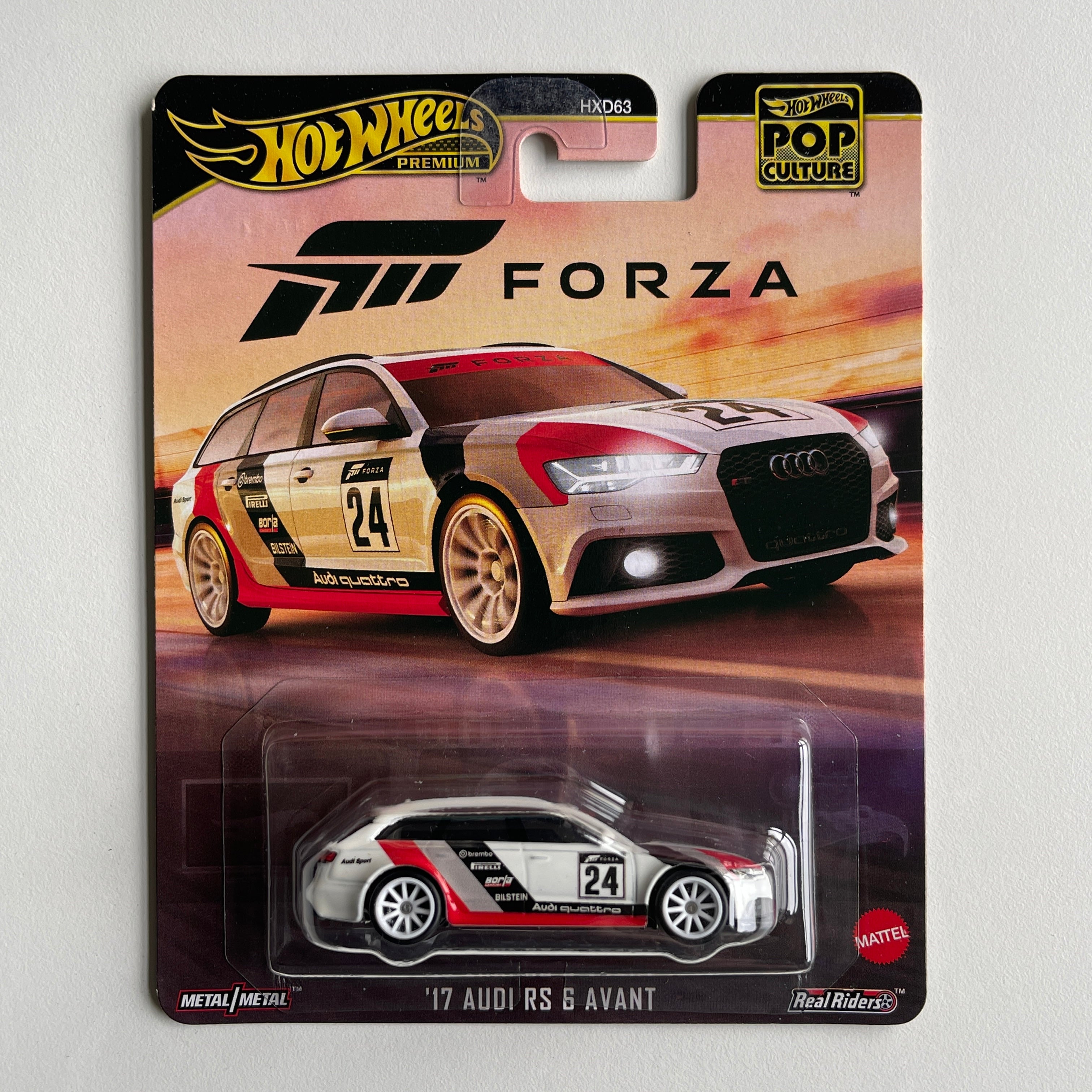 Hot Wheels [2024 Pop Culture] '17 Audi RS 6 Avant Forza – Hobby Cars