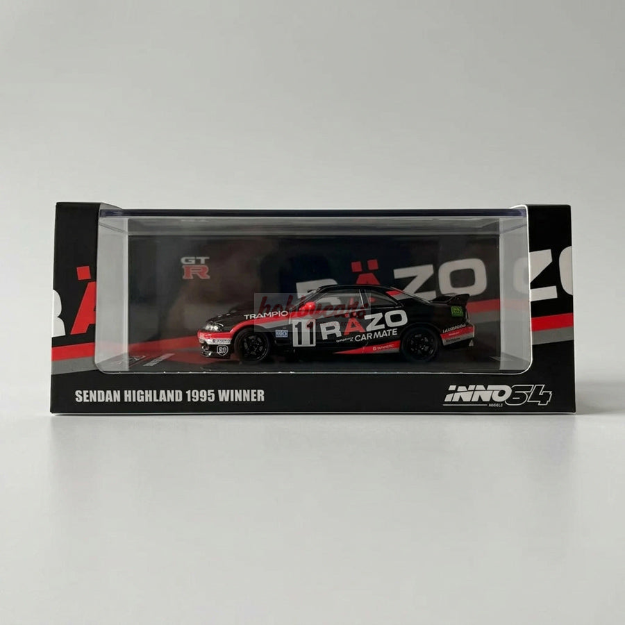 Inno64 Nissan Skyline GT-R (R33) #11 "razo Trampio" N1 Super Endurance Series Sendan Highland 1995 Winner