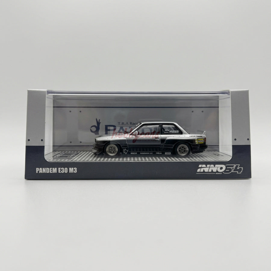 Inno64 BMW Pandem E30 M3 Silver/Blue