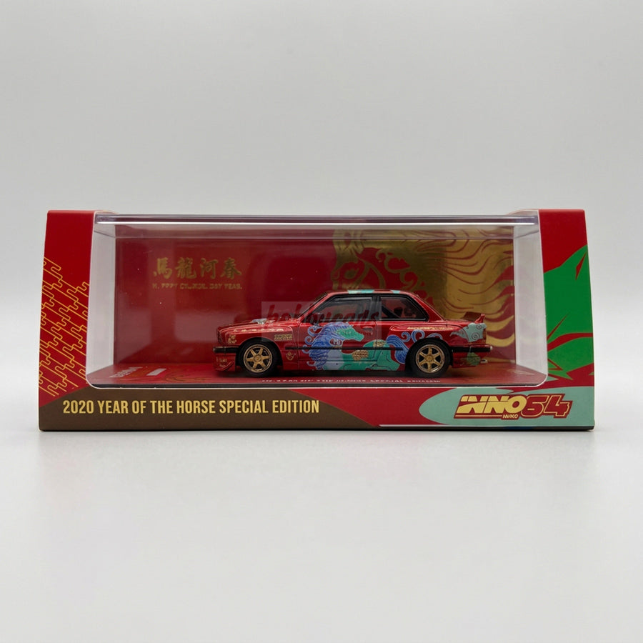 Inno64 BMW E30 Pandem Rocket Bunny Year Of The Horse Chinese New Year 2026 Special Edition