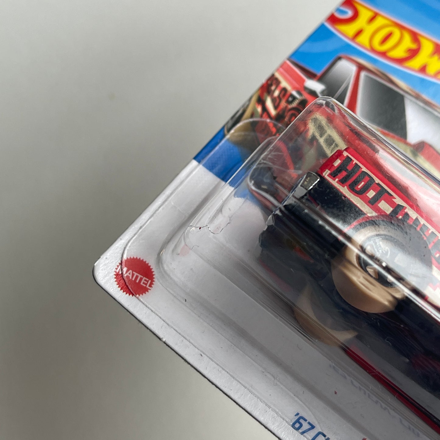 Hot Wheels '67 Chevy C10 (Red) Short Card (Damaged) HW Art Cars 83/250