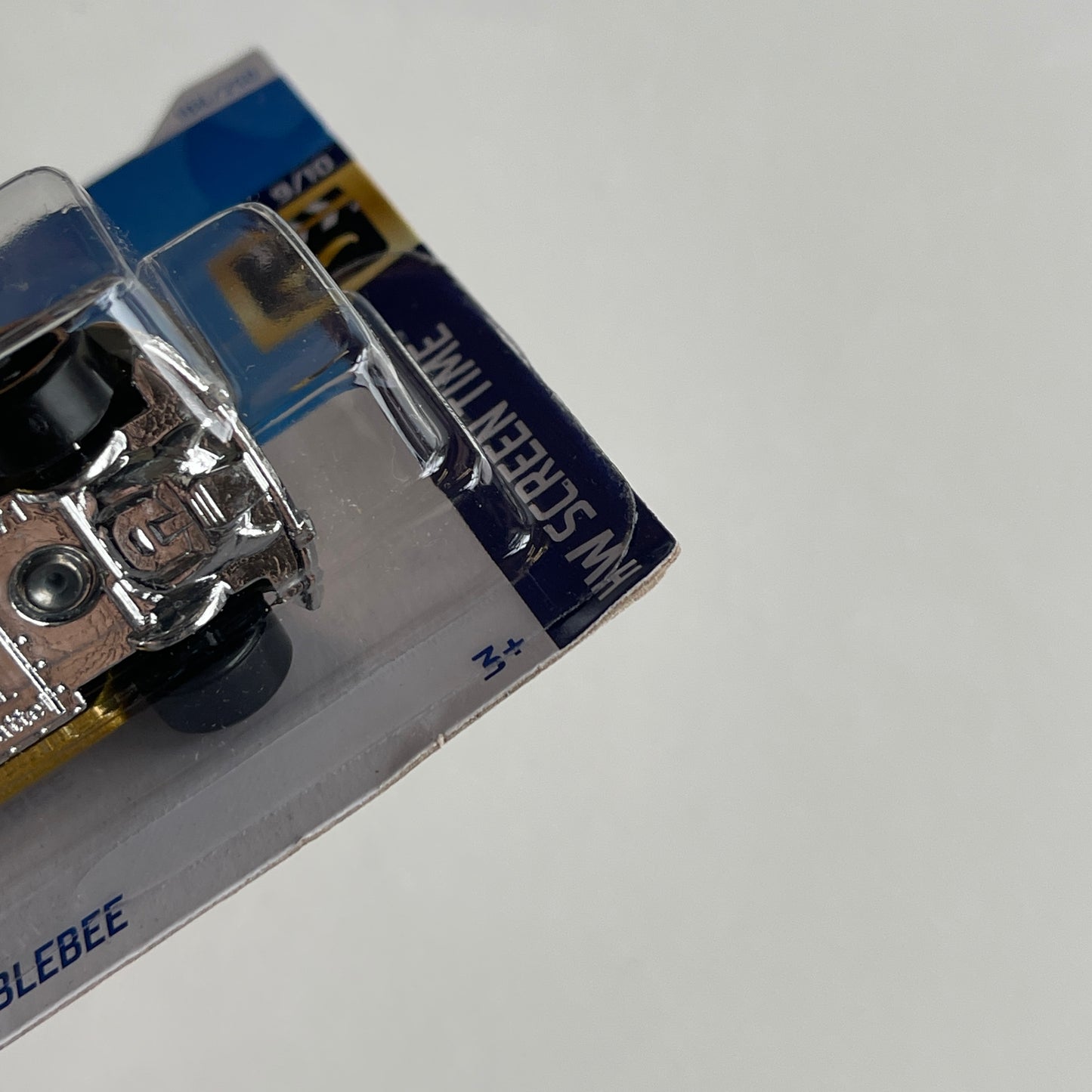 Hot Wheels Transformers Bumblebee (Gold) Short Card (Damaged) HW Screen Time 186/250