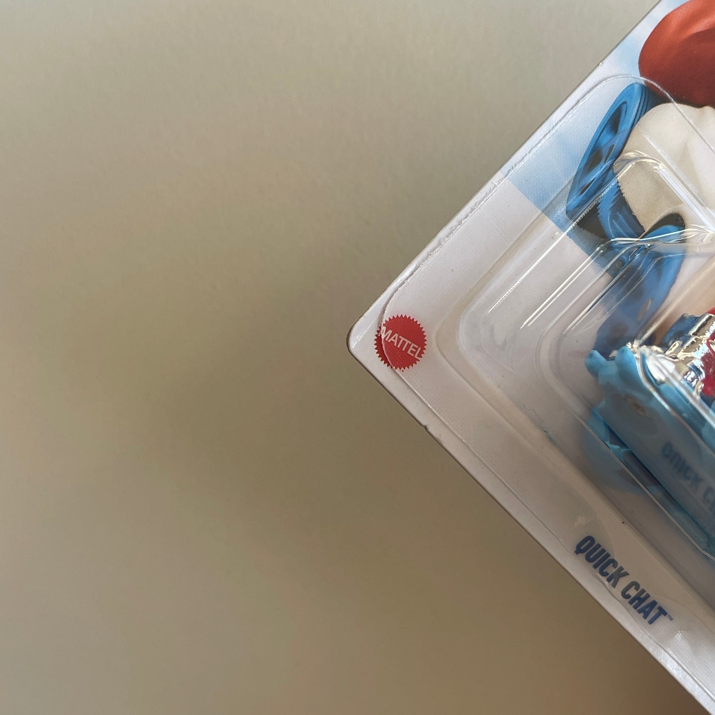 Hot Wheels Quick Chat (Blue/Red) Short Card (Damaged) Experimotors 216/250
