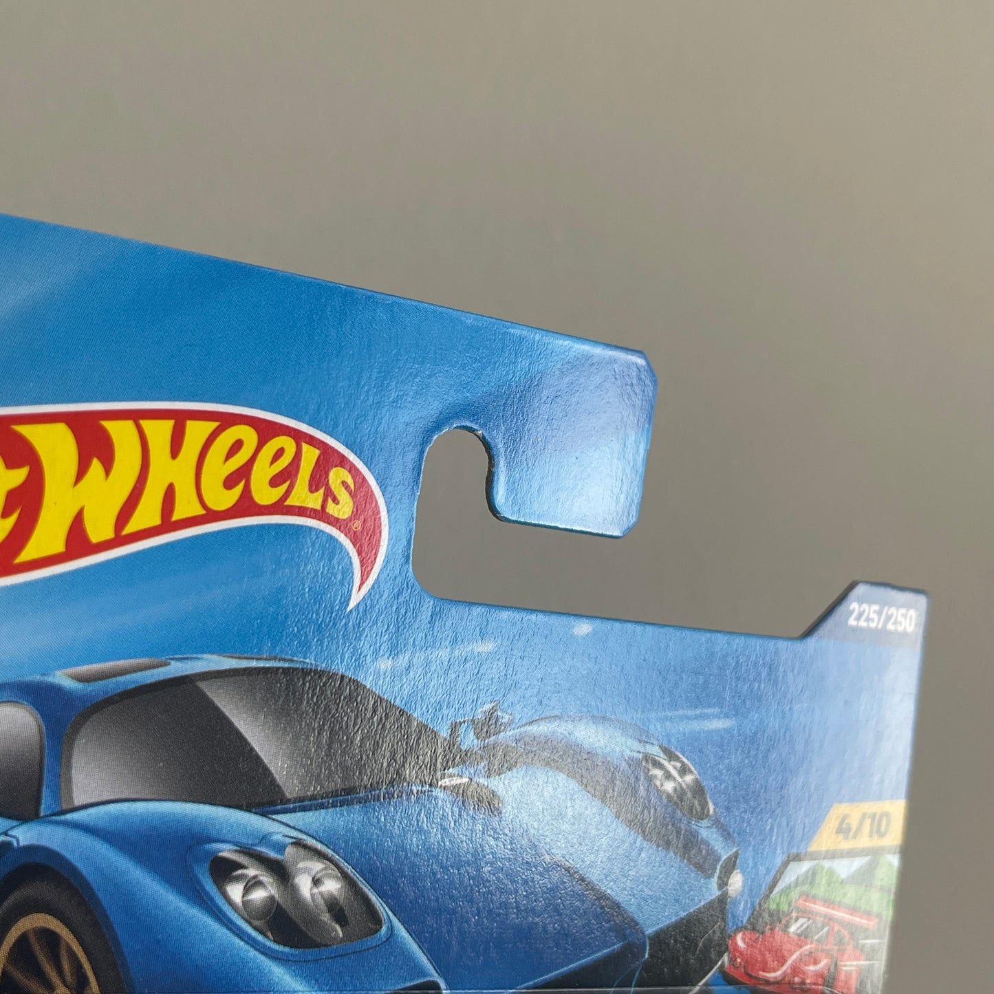 Hot Wheels Pagani Utopia (Blue) Short Card (Damaged) Peak Pursuit 225/250