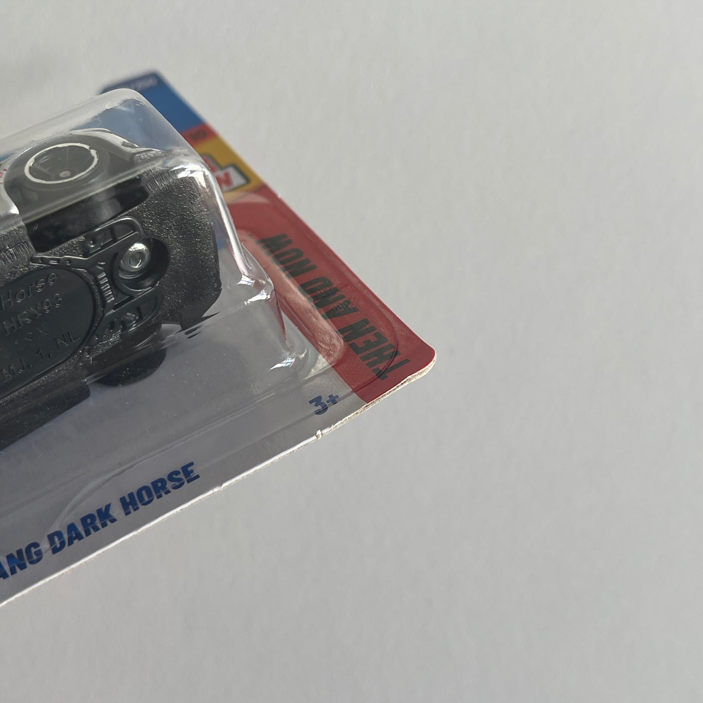 Hot Wheels Ford Mustang Dark Horse (White) Short Card (Damaged) Then and Now 219/250